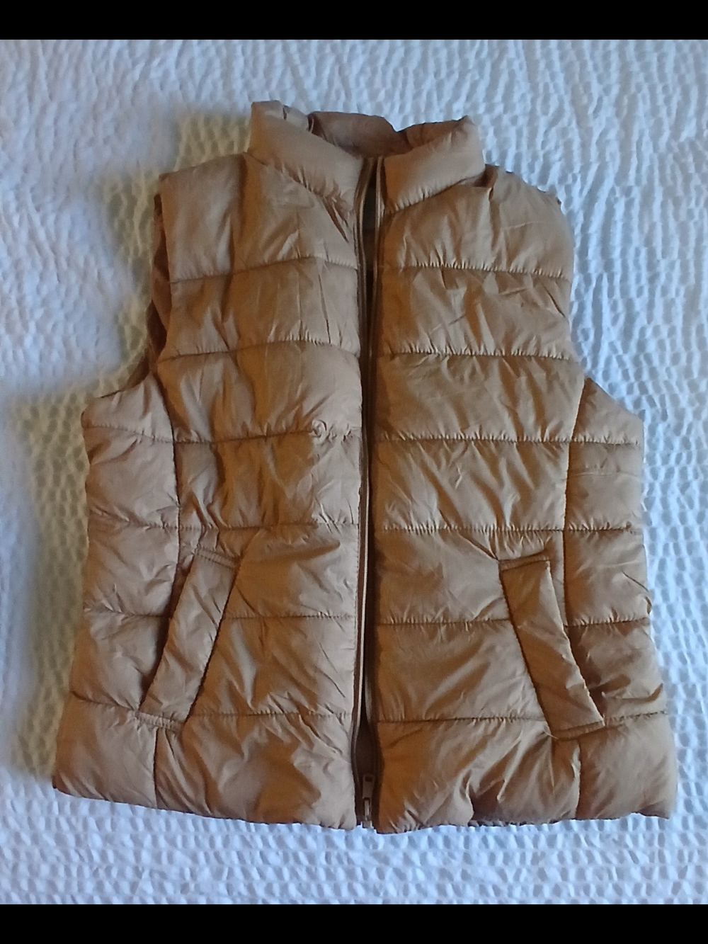 Women’s Quilted Puffer Vest - Taupe